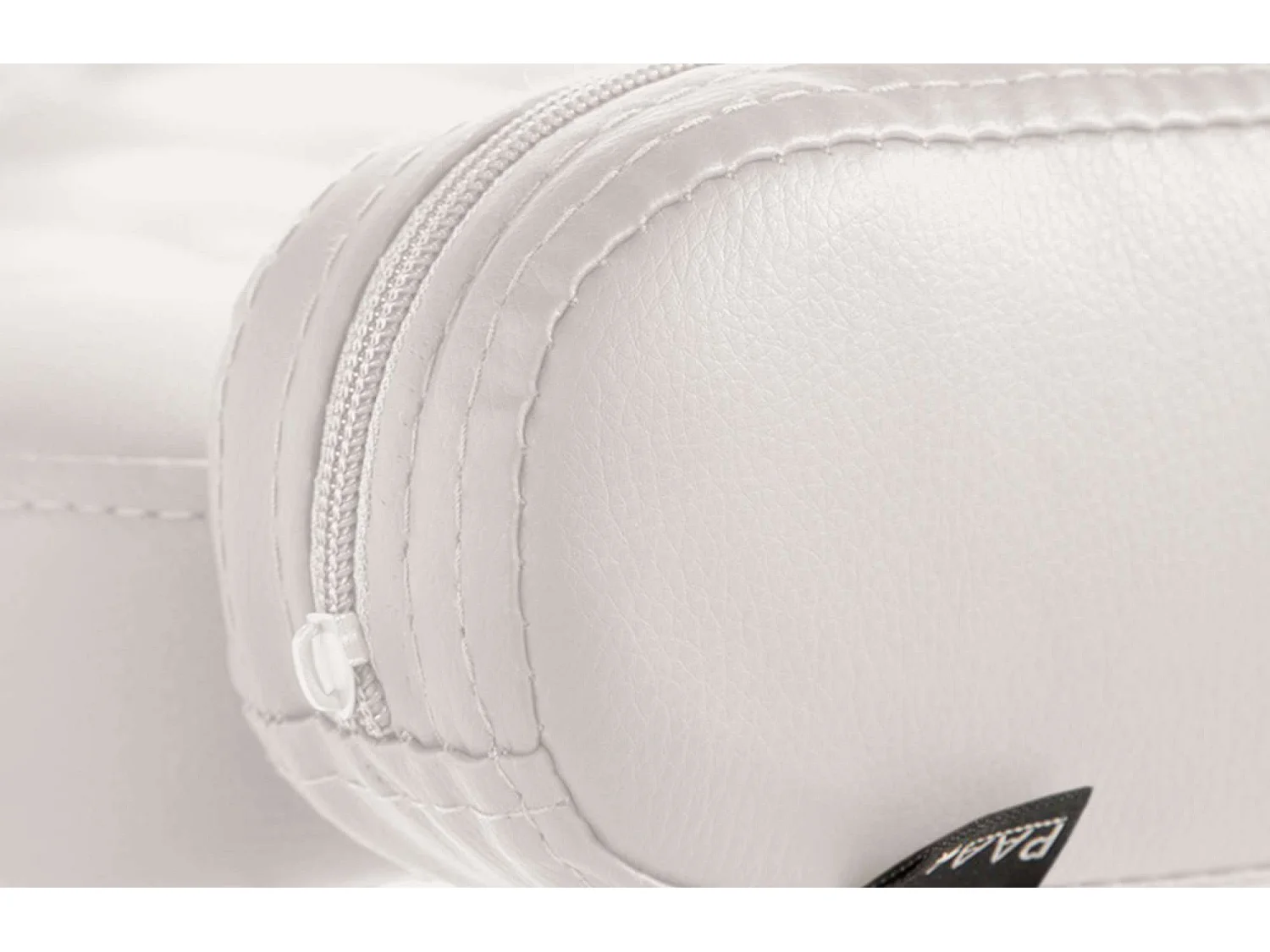 Draaibare fauteuil - Kunstleer & Metaal in chroomoptiek - wit - Dublin