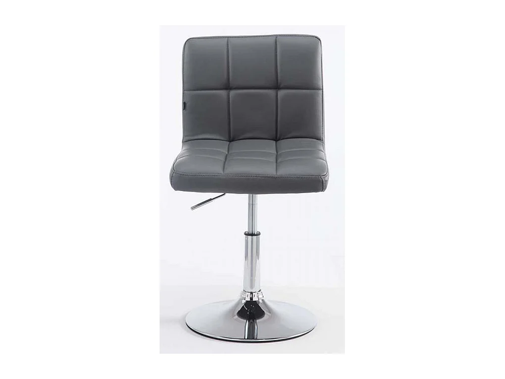 Lot de 2  Fauteuil pivotant - Similicuir & Antique clair - Gris - Palma V2