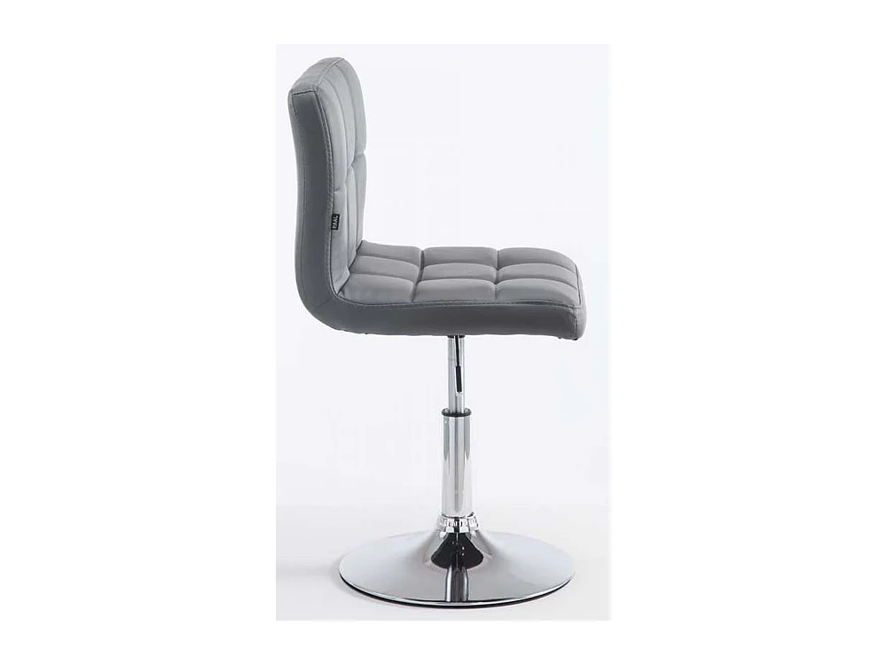 Lot de 2  Fauteuil pivotant - Similicuir & Antique clair - Gris - Palma V2