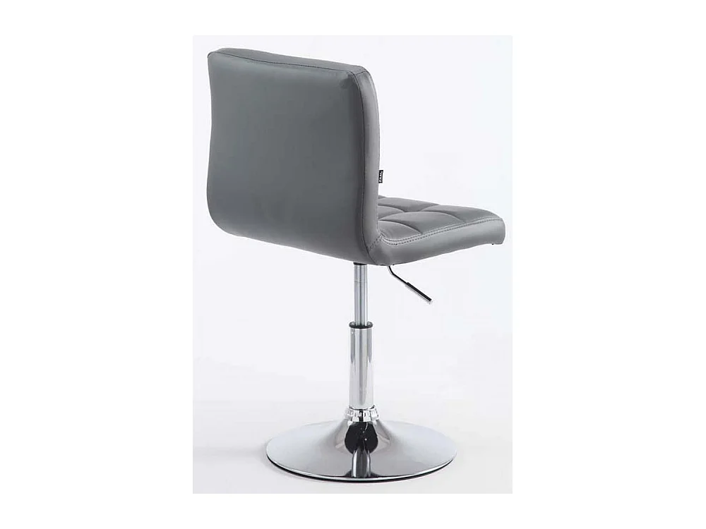 Lot de 2  Fauteuil pivotant - Similicuir & Antique clair - Gris - Palma V2