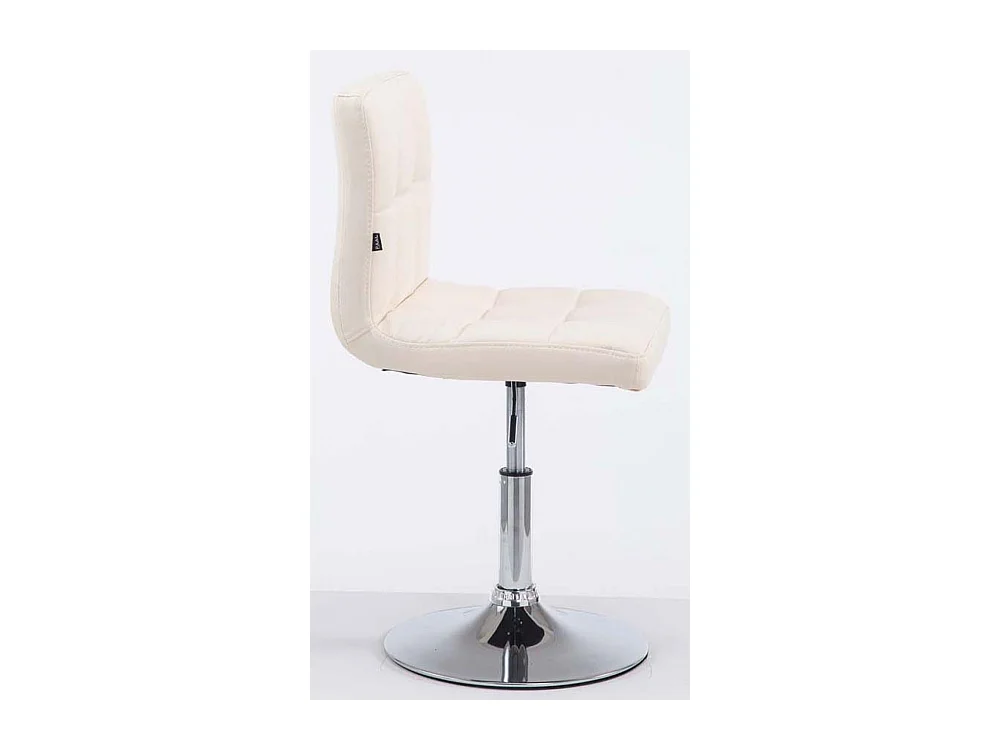 Lot de 2  Fauteuil pivotant - Similicuir & Antique clair - Crème - Palma V2