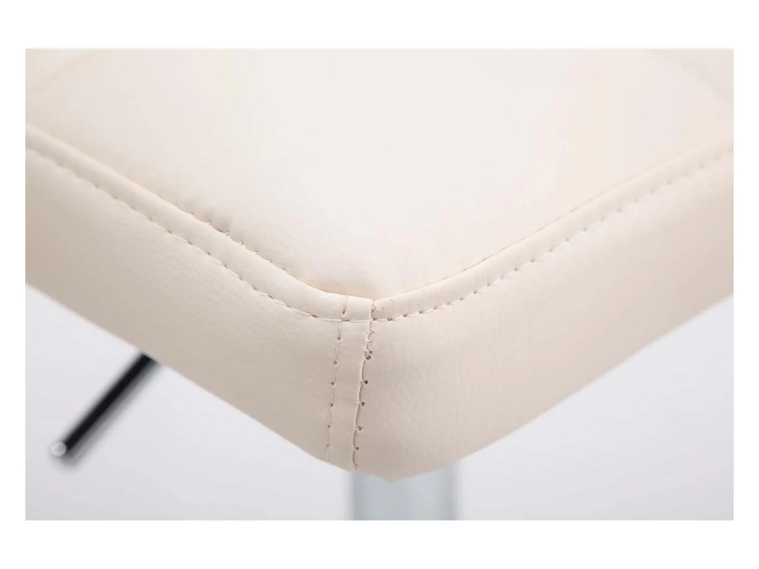 Lot de 2  Fauteuil pivotant - Similicuir & Antique clair - Crème - Palma V2