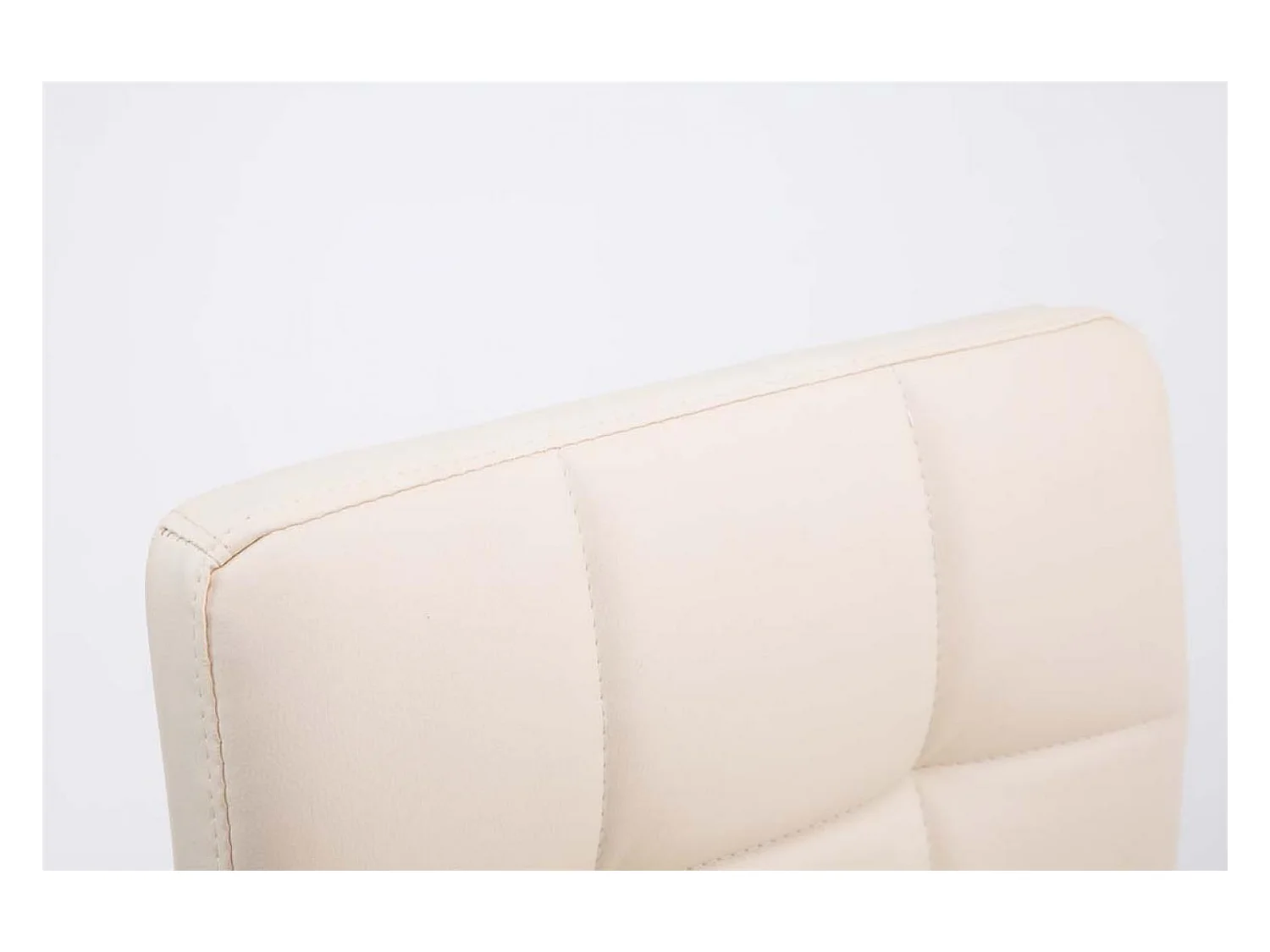 Lot de 2  Fauteuil pivotant - Similicuir & Antique clair - Crème - Palma V2