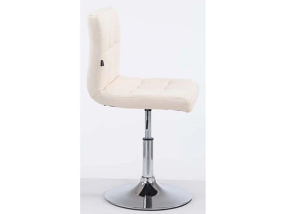 Lot de 2  Fauteuil pivotant - Similicuir & Antique clair - Crème - Palma V2