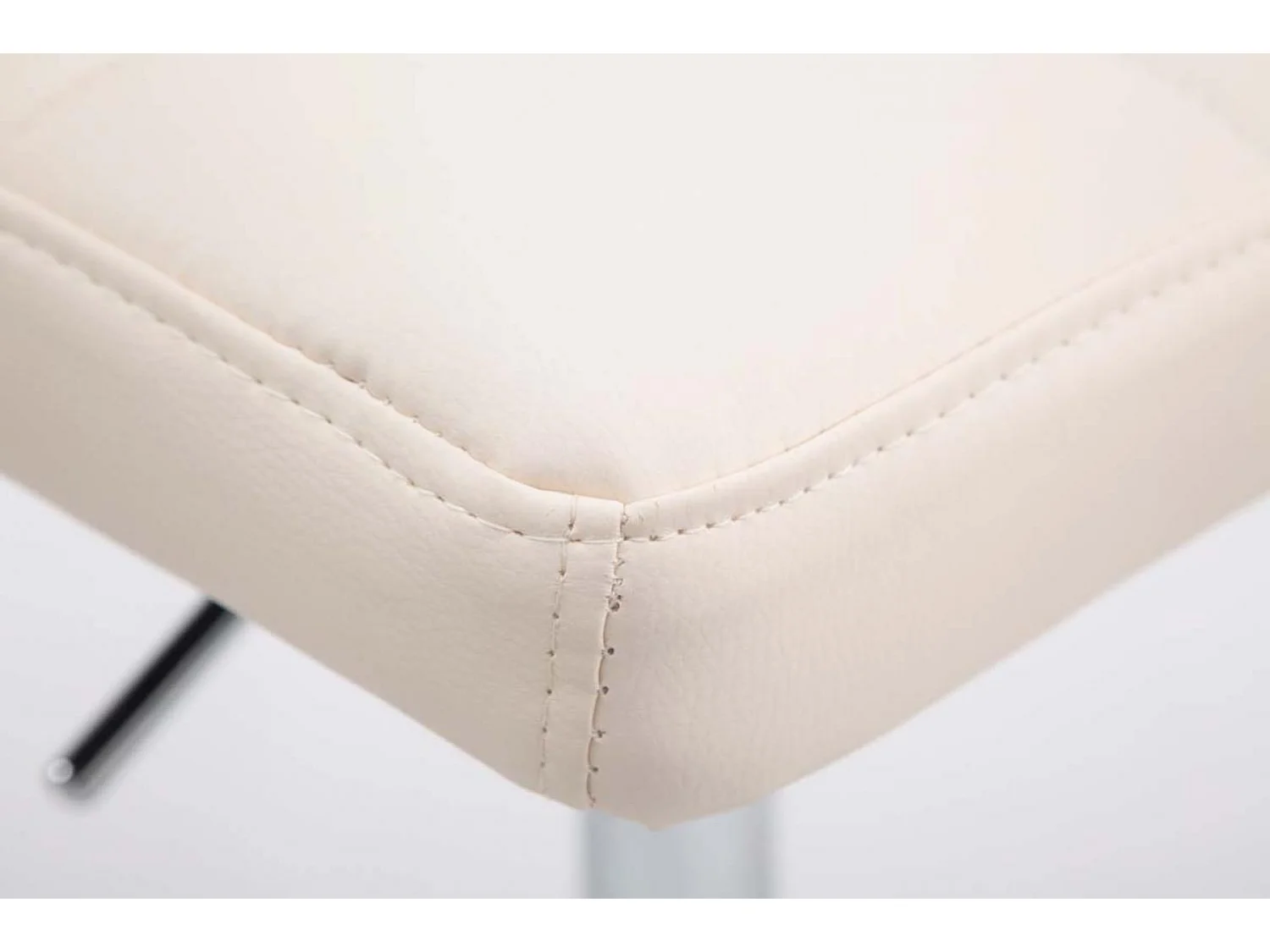 Lot de 2  Fauteuil pivotant - Similicuir & Antique clair - Crème - Palma V2