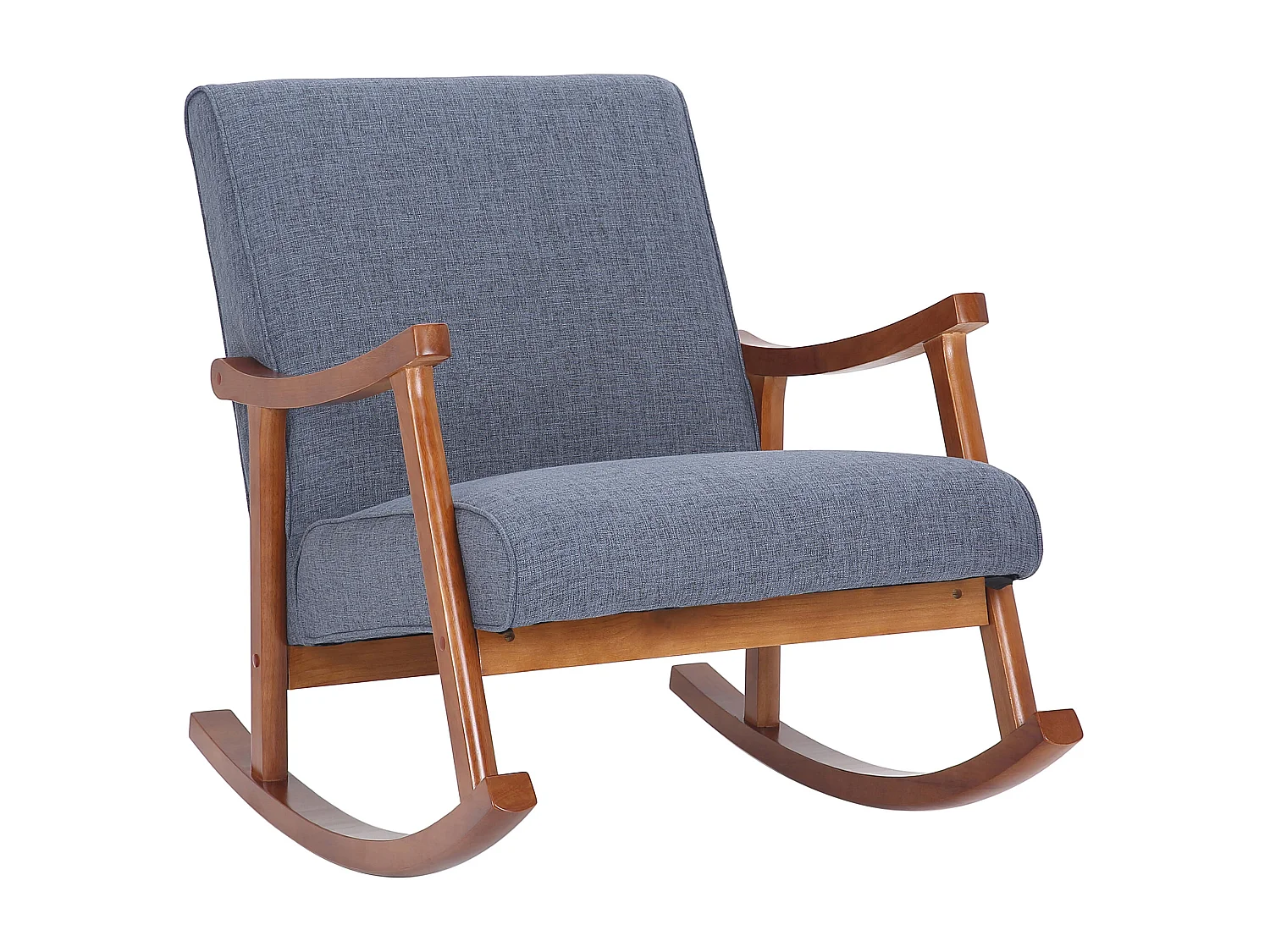 Sedia a dondolo - Tessuto - blu - Morelia