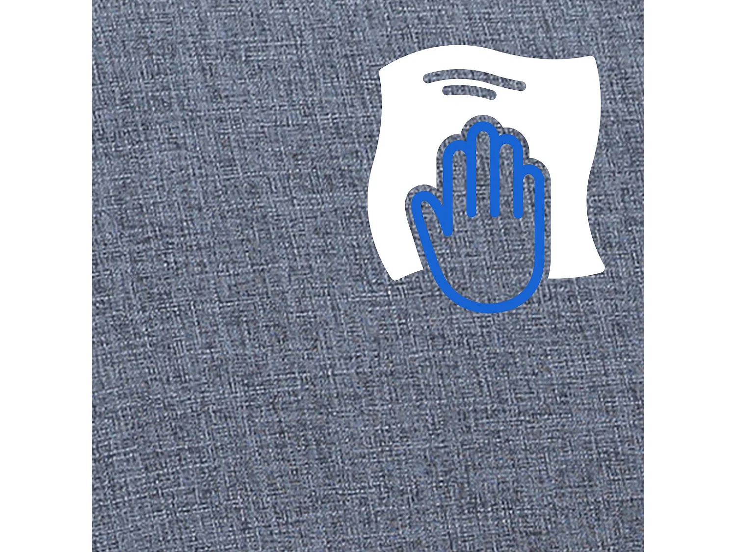 Sedia a dondolo - Tessuto - blu - Morelia