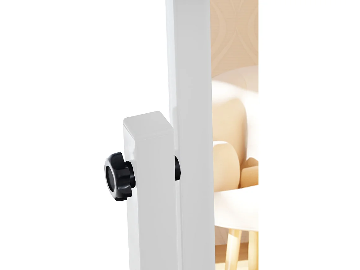 Miroir sur pieds - Bois - Blanc - Evoir