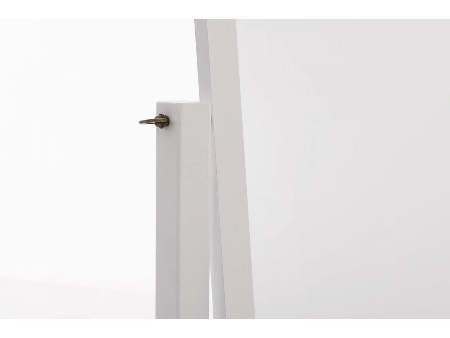 Vloerspiegel - Hout - wit - Elvis