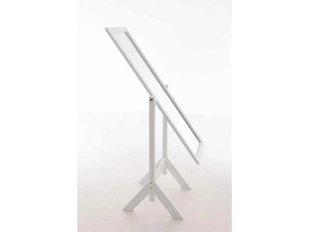 Miroir sur pieds - Bois - Blanc - Elvis