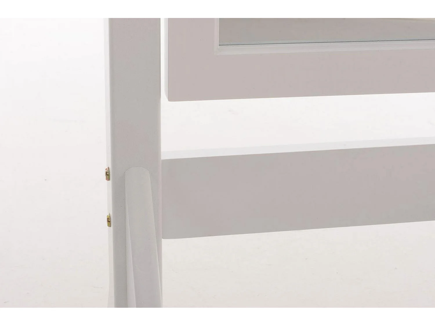 Miroir sur pieds - Bois - Blanc - Elvis