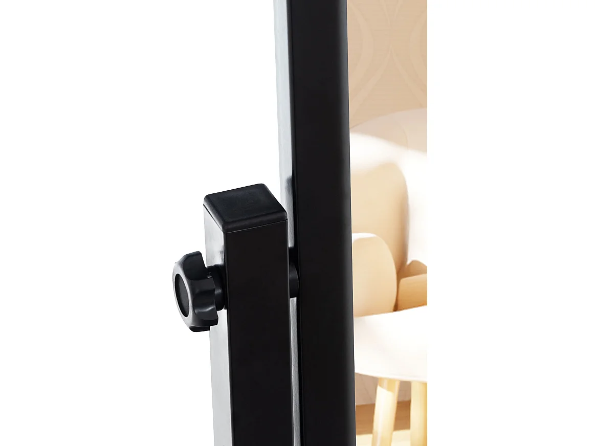 Miroir sur pieds - Bois - Noir - Evoir