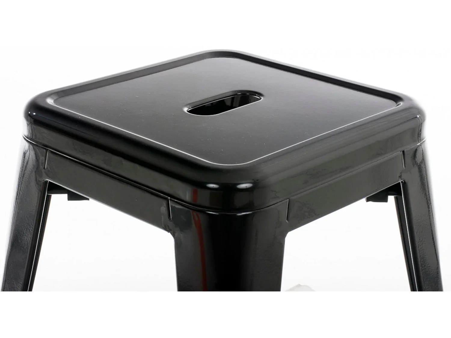 Set van 4  Kruk - Metaal - zwart - Armin