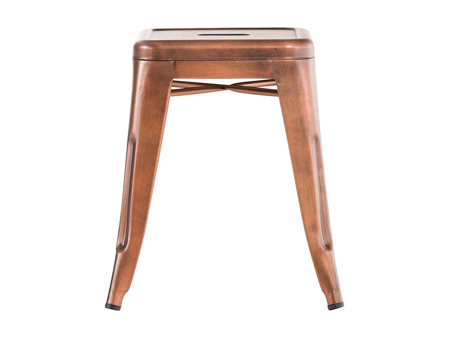 Lot de 4  Tabouret - Métal & Métal - Cuivre - Armin