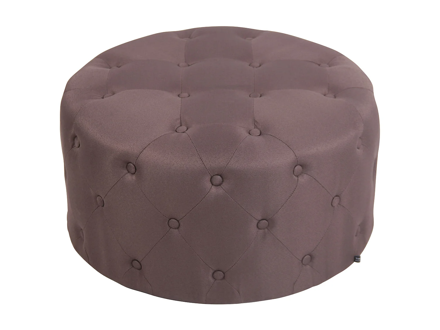 Tabouret - Tissu & Bois - Marron - Korsika