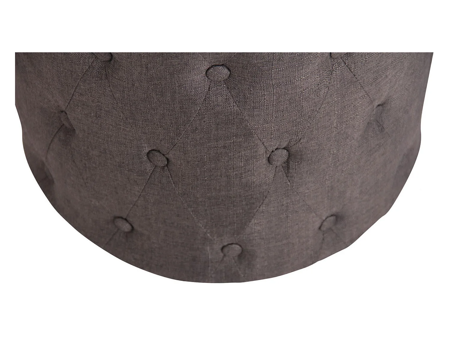 Sgabello - Tessuto & Legno - grigio scuro - Lille