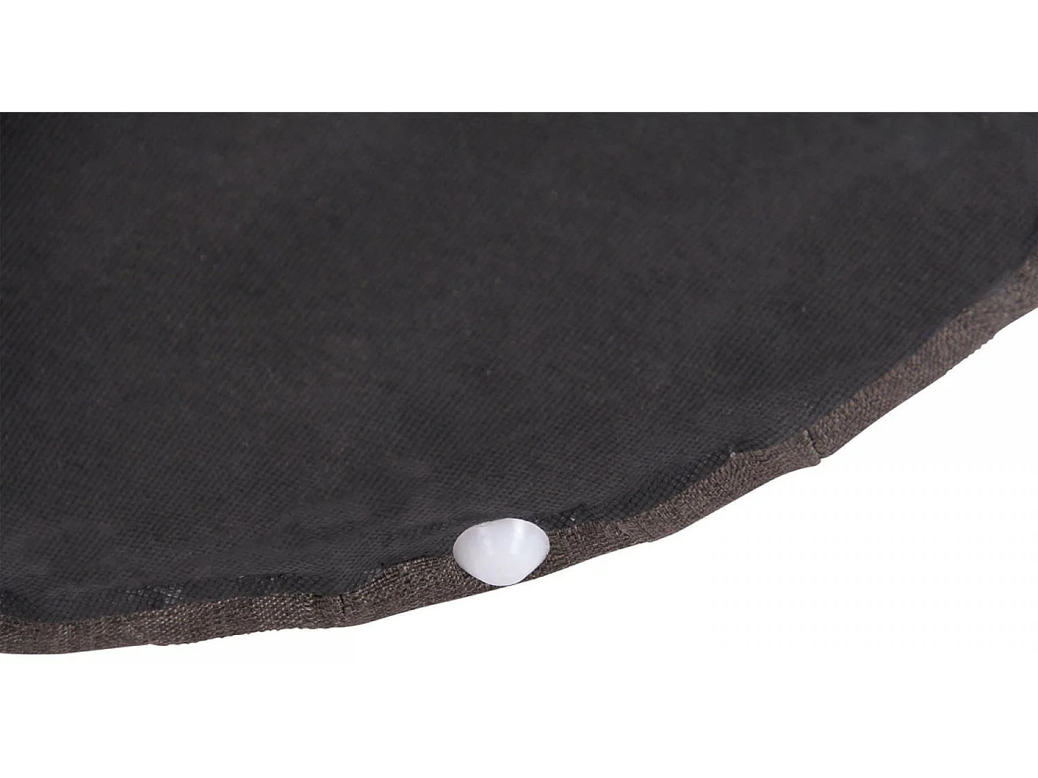 Tabouret - Tissu & Bois - Gris foncé - Lille