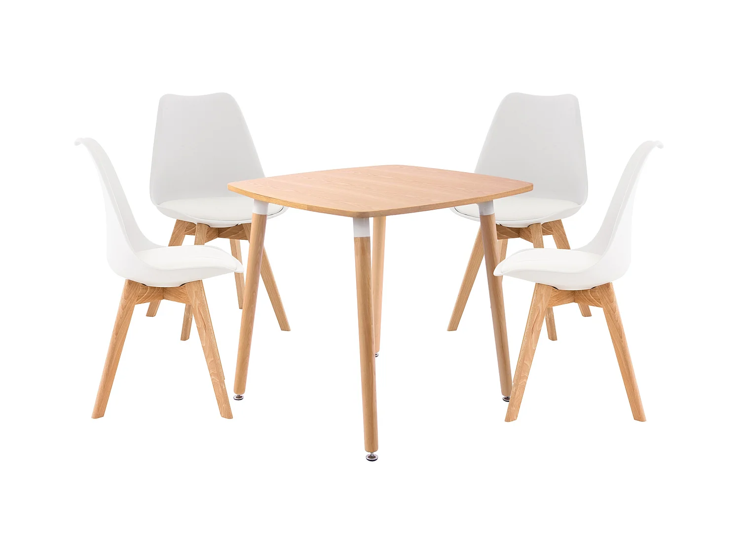 Ensemble de salle à manger - Table + 4 Chaises - Liborg