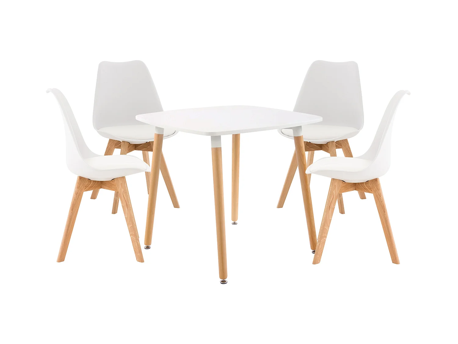Ensemble de salle à manger - Table + 4 Chaises - Liborg