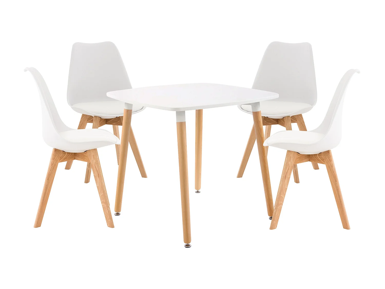 Woonkamer set - Tabel + 4 Stoelen - Liborg