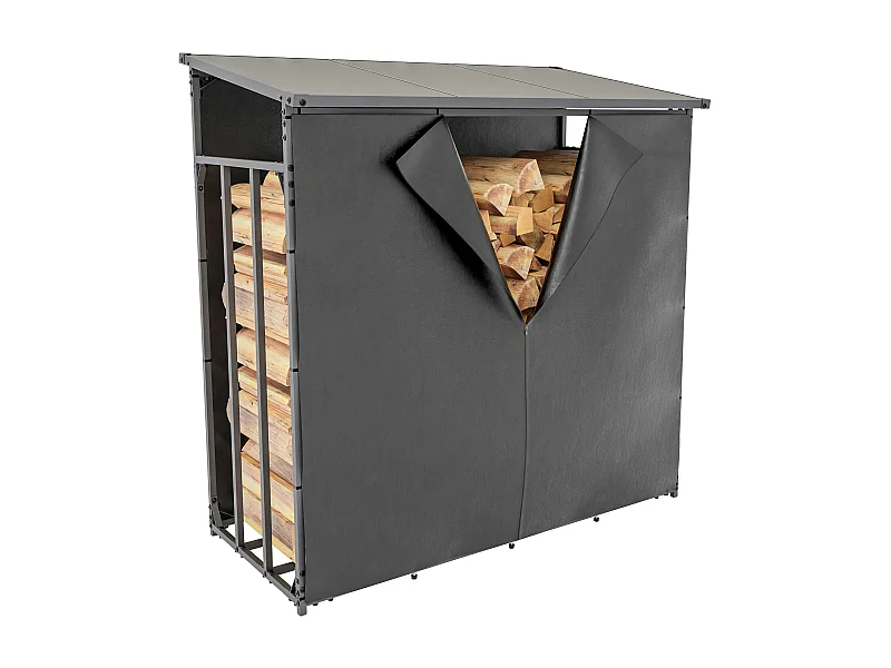 Housse de protection - Plastique - 143 x 145cm - Noir - Ruston