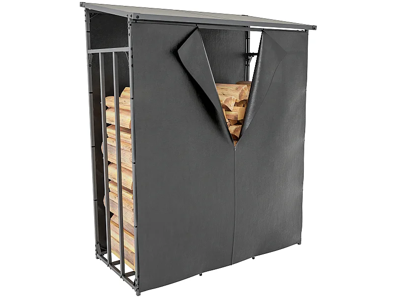 Abdeckhaube - Kunststoff - 130 x 165cm - schwarz - Ruston