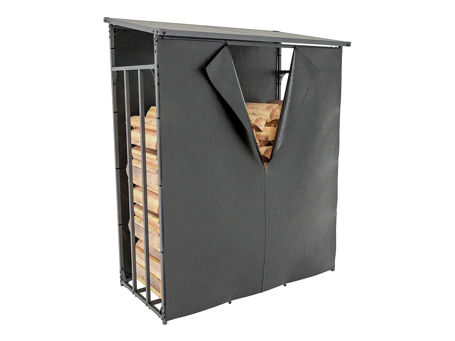 Housse de protection - Plastique - 130 x 165cm - Noir - Ruston
