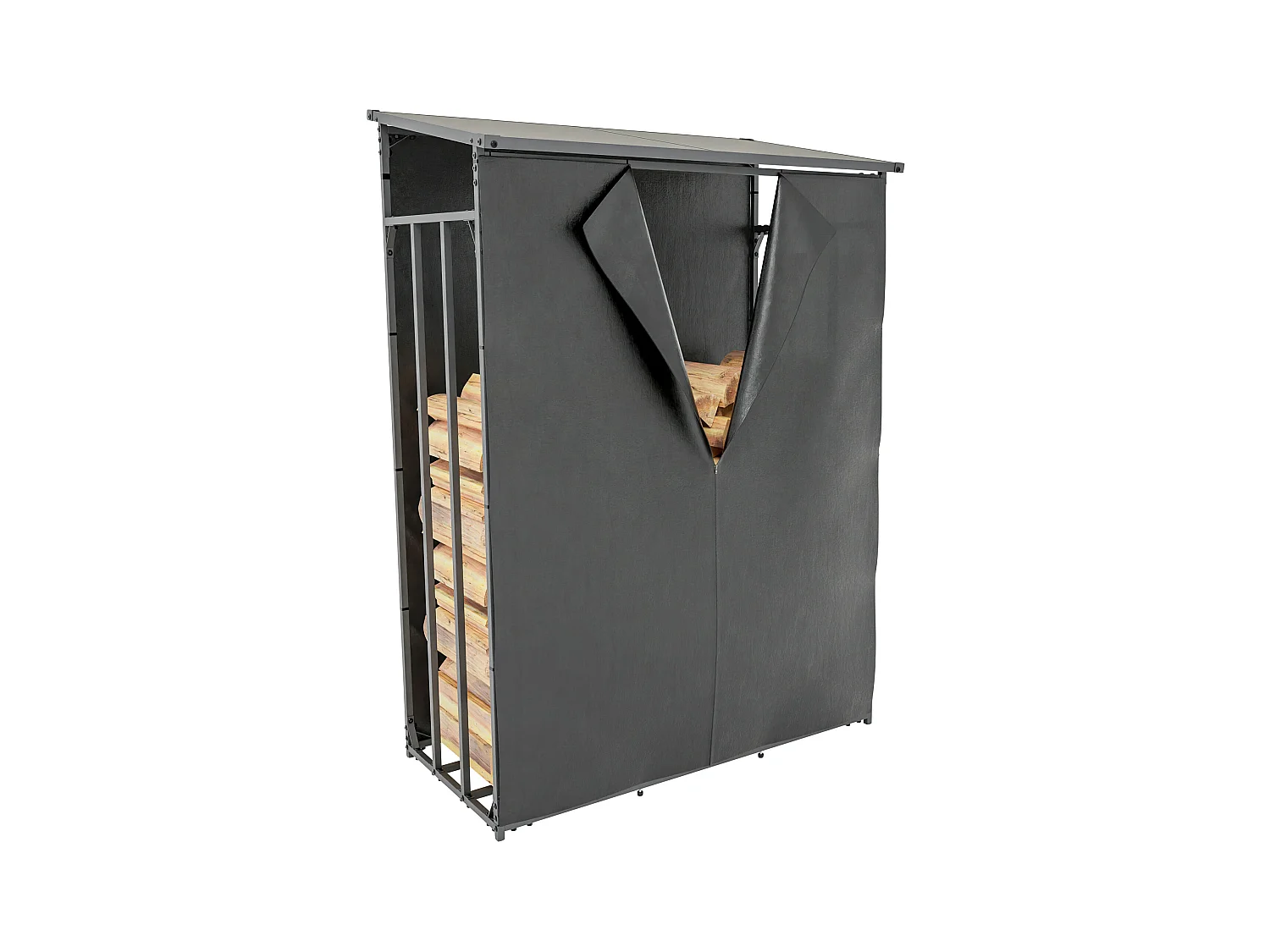 Housse de protection - Plastique - 130 x 185cm - Noir - Ruston