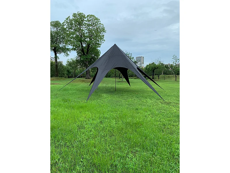 Stertent - Kunststof - 14m - zwart