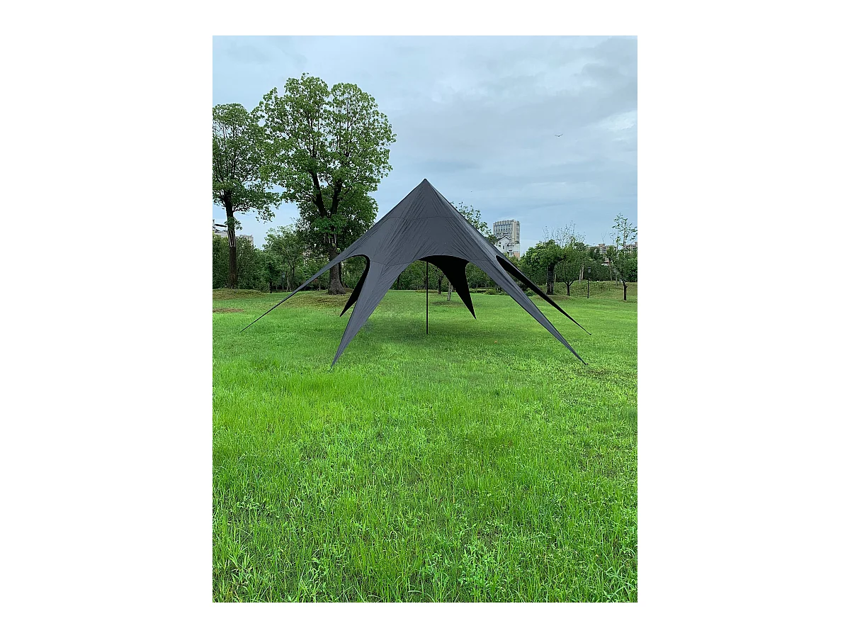 Sternzelt - Kunststoff - 14m - schwarz