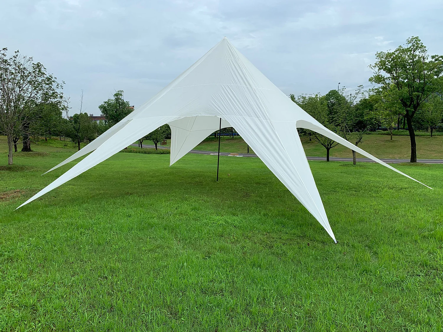Stertent - Kunststof - 14m - wit