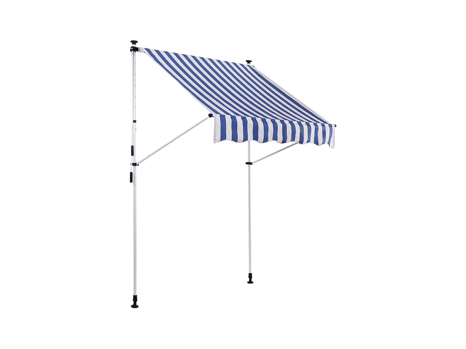 Luifel - Stof - 350 x 120cm - wit/blauw - Westerly