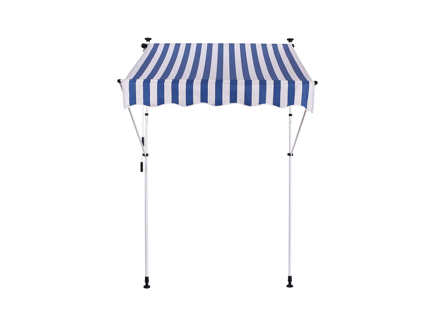 Markise - Stoff - 350 x 120cm - weiß/blau - Westerly