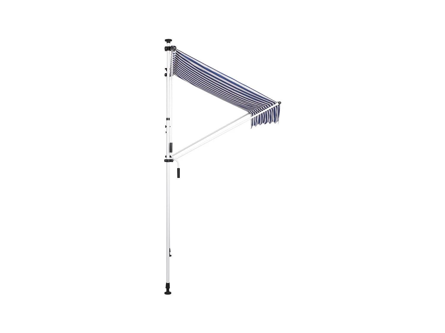 Markise - Stoff - 350 x 120cm - weiß/blau - Westerly