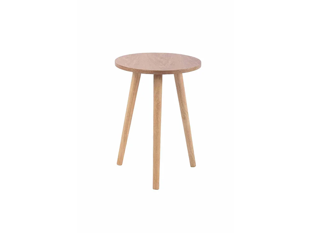 Table d'appoint - rund 40cm - Bois - Nature - Kolding