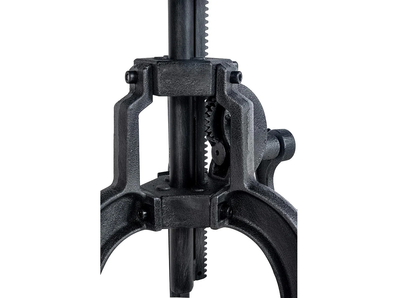 Beistelltisch - rund Ø 50 cm - Metall - Argent antique - Marcos