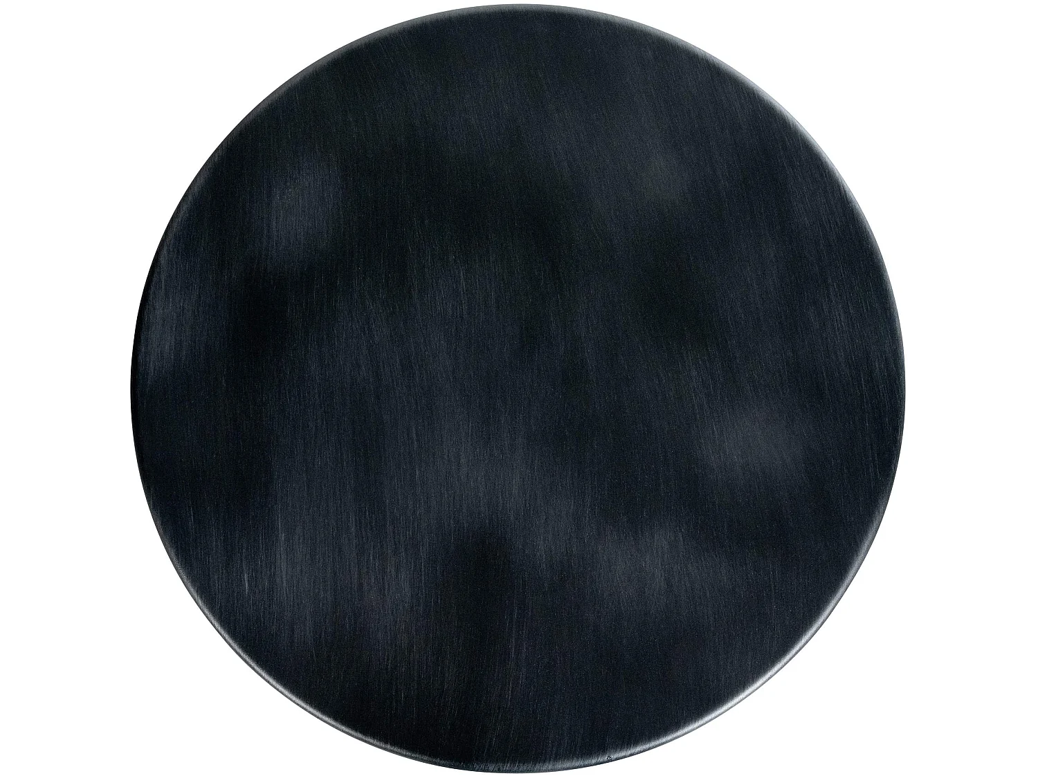 Table d'appoint - rond Ø 50 cm - Métal - Argent antique - Marcos