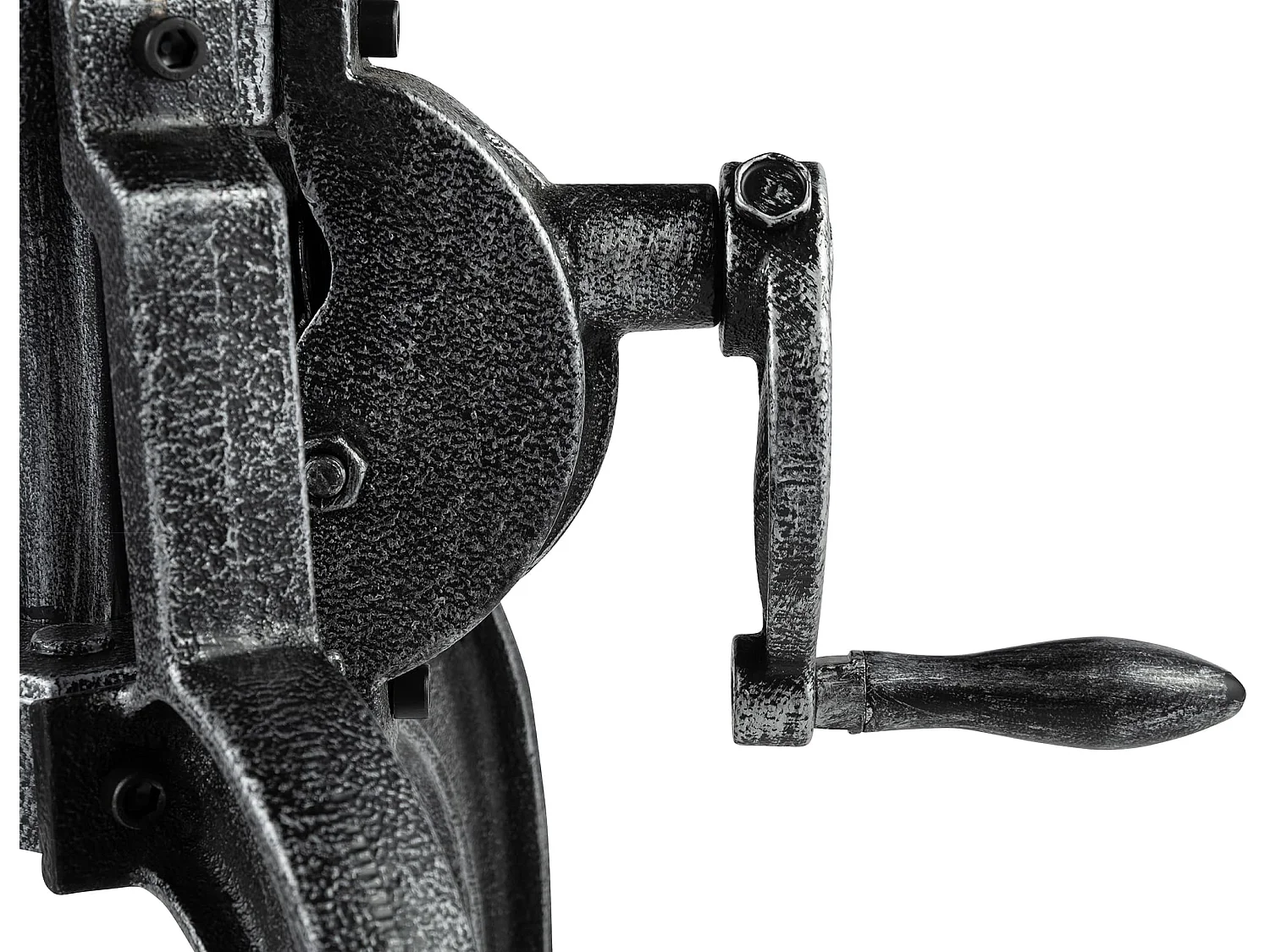 Bijzettafel - rond Ø 50 cm - Metaal - Argent antique - Marcos