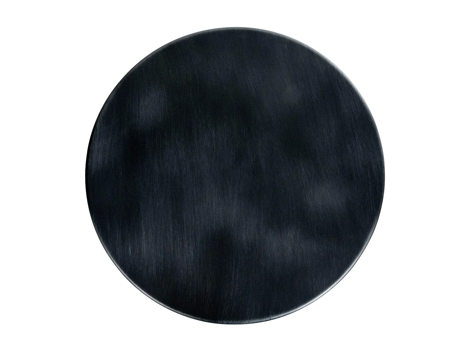 Bijzettafel - rond Ø 50 cm - Metaal - Argent antique - Marcos