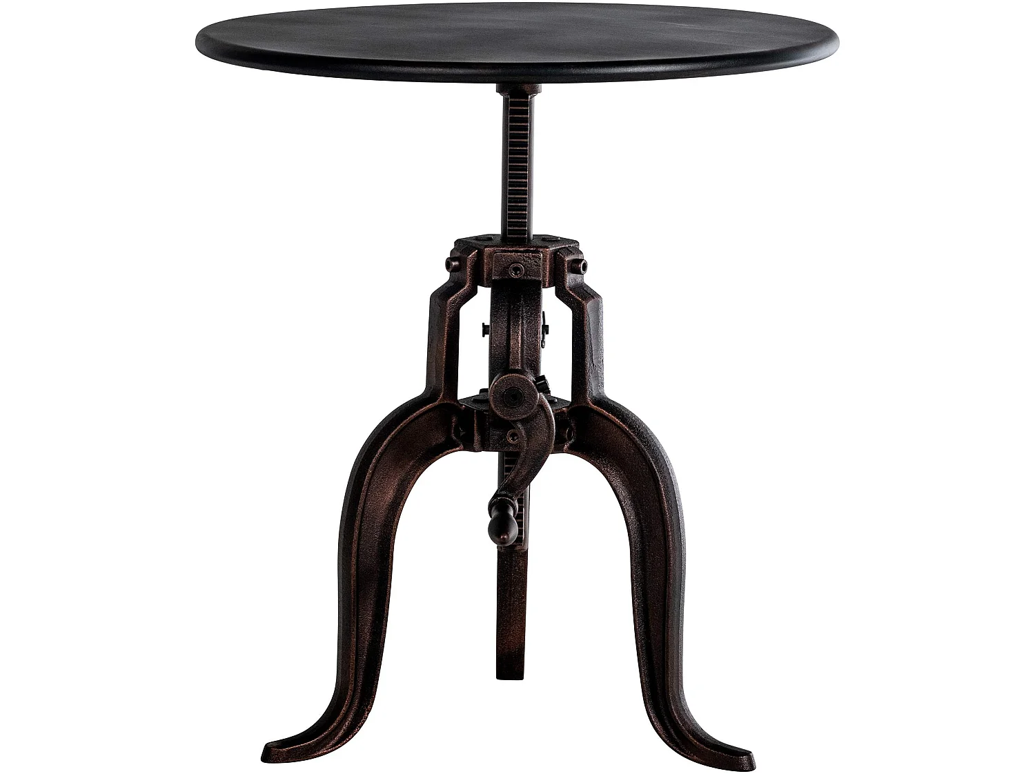 Beistelltisch - rund Ø 50 cm - Metall - Bronze - Marcos