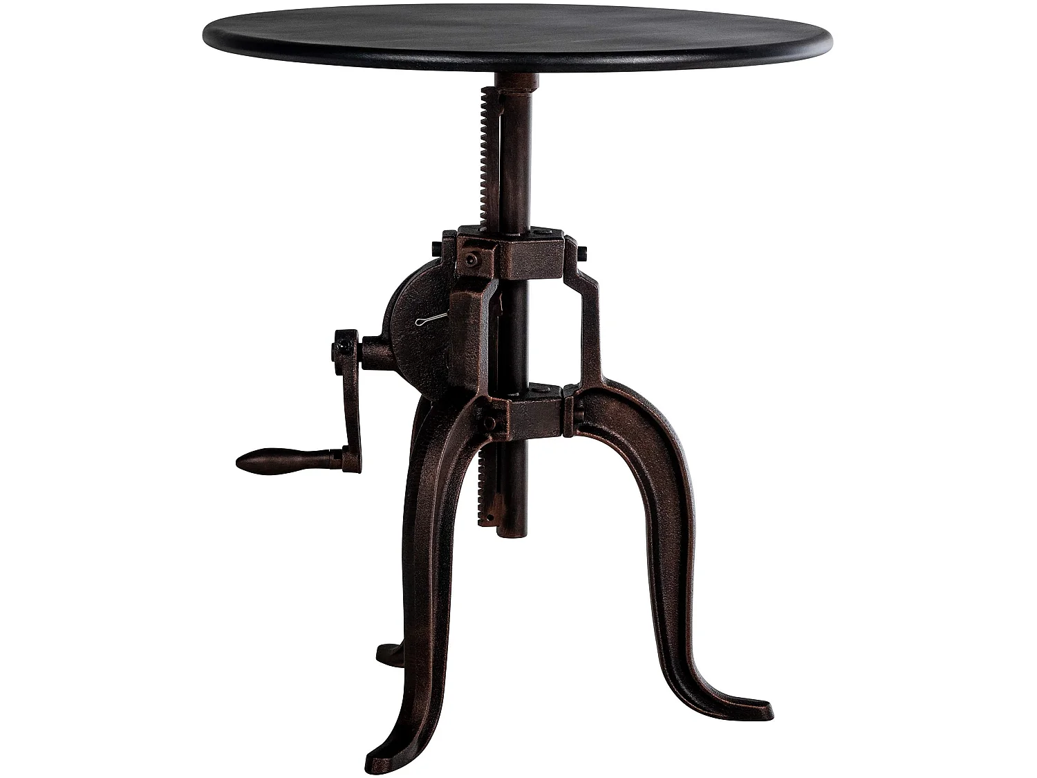 Table d'appoint - rond Ø 50 cm - Métal - Bronze - Marcos