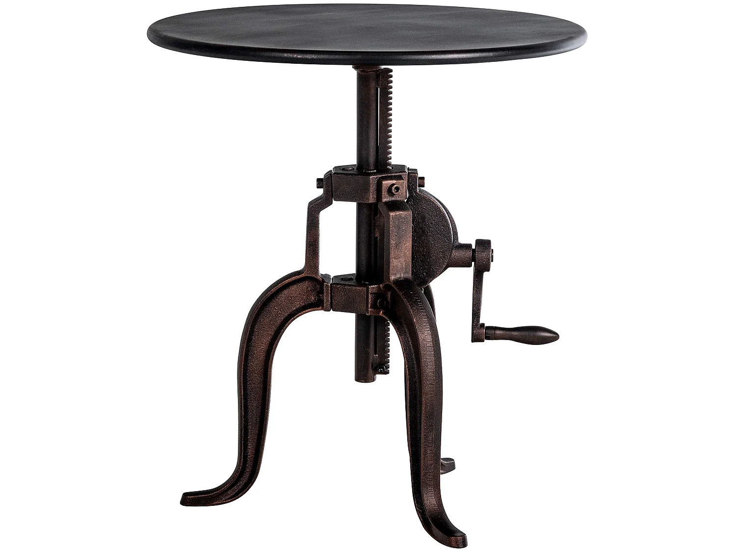 Table d'appoint - rond Ø 50 cm - Métal - Bronze - Marcos