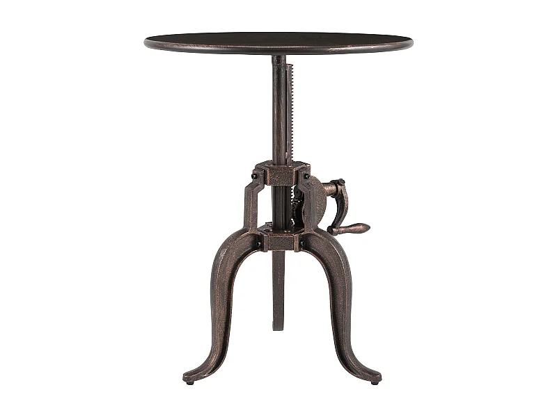 Table d'appoint - rond Ø 50 cm - Métal - Bronze - Marcos