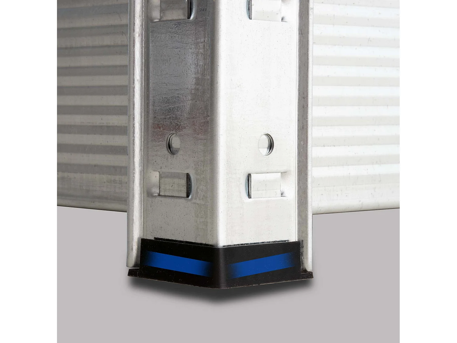 Insteekbare plank - Metaal - 90x40x180 cm - zilver -