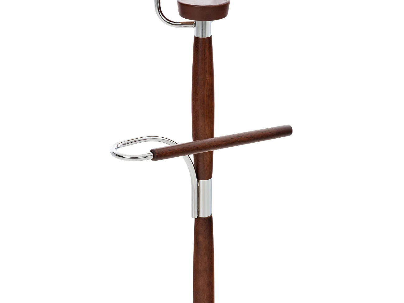 Perchero - Metal - 45 x 29 x 110cm - Wengue - Cardiff