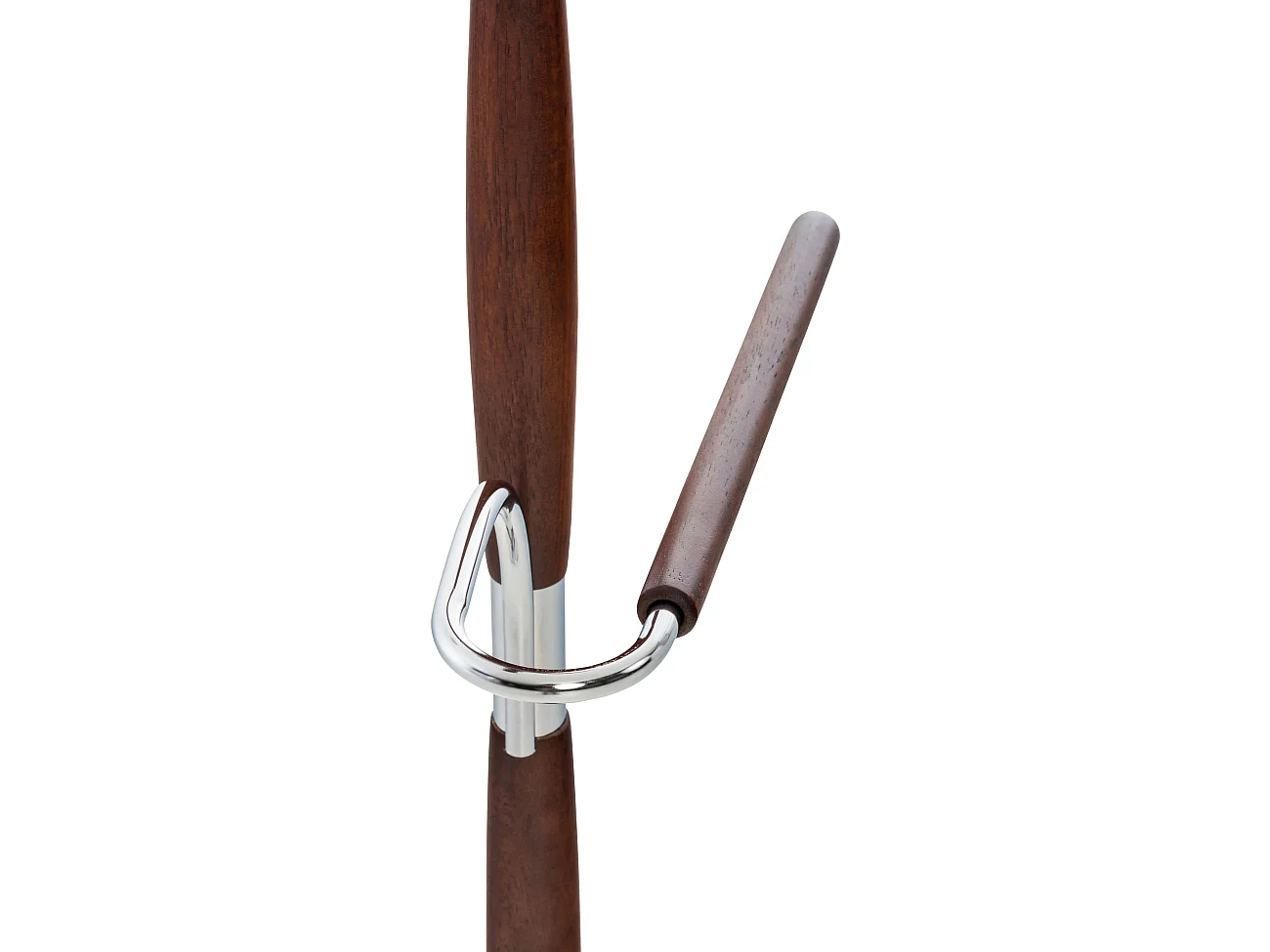 Perchero - Metal - 45 x 29 x 110cm - Wengue - Cardiff