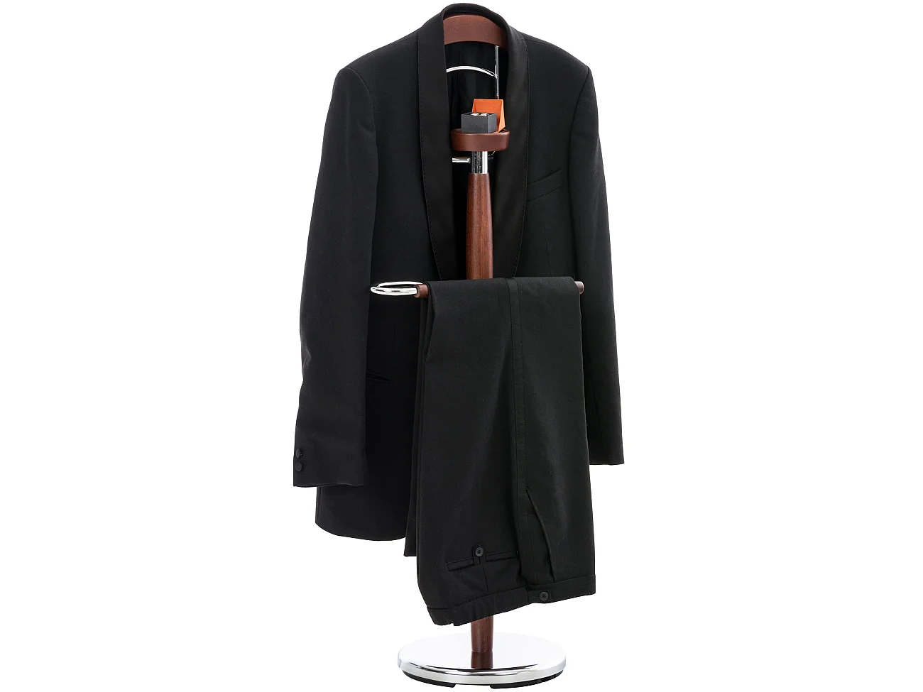 Perchero - Metal - 45 x 29 x 110cm - Wengue - Cardiff