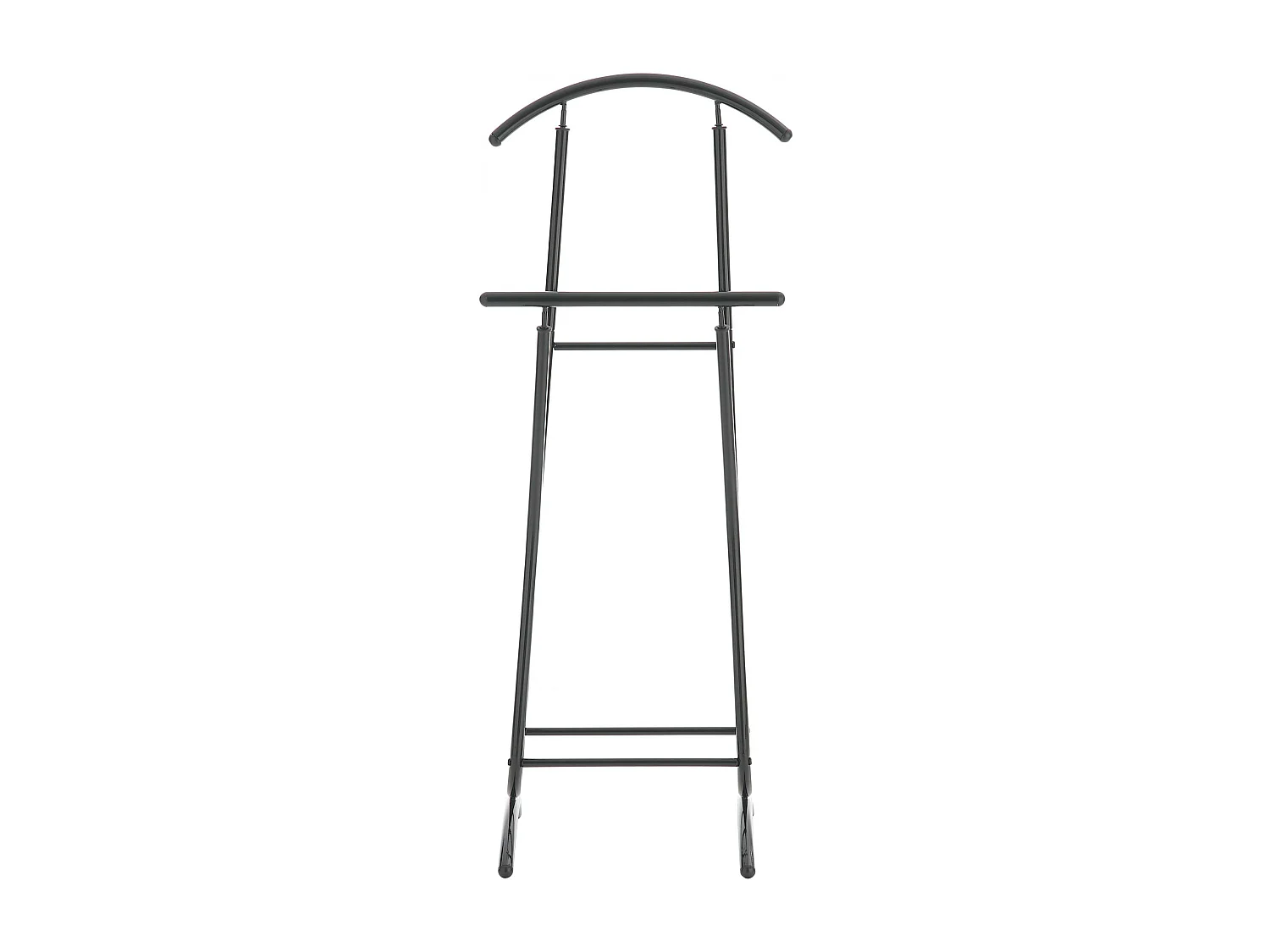 Valet de nuit - Métal - 40 x 35 x 110cm - Noir - Rufus