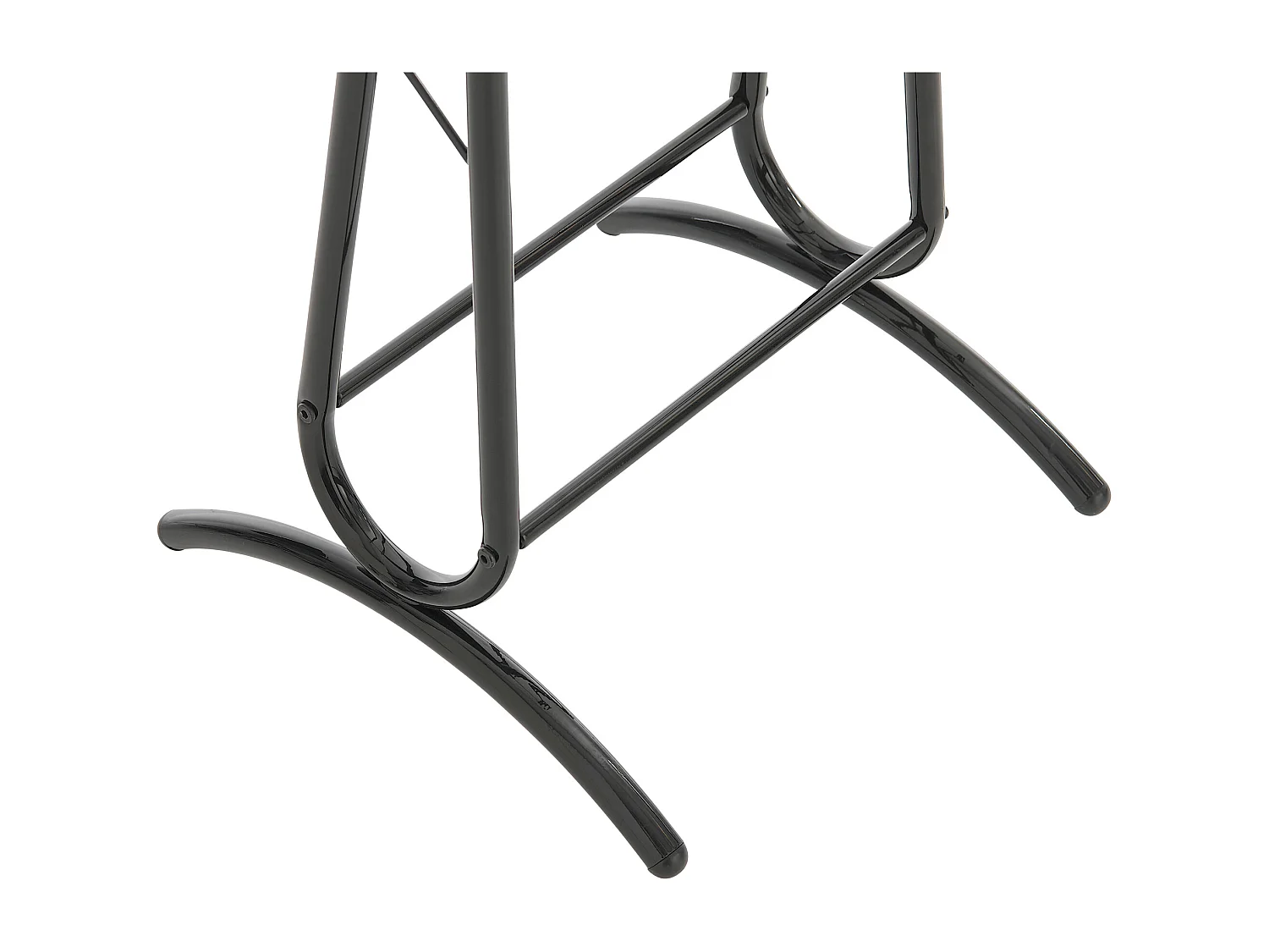 Valet de nuit - Métal - 40 x 35 x 110cm - Noir - Rufus