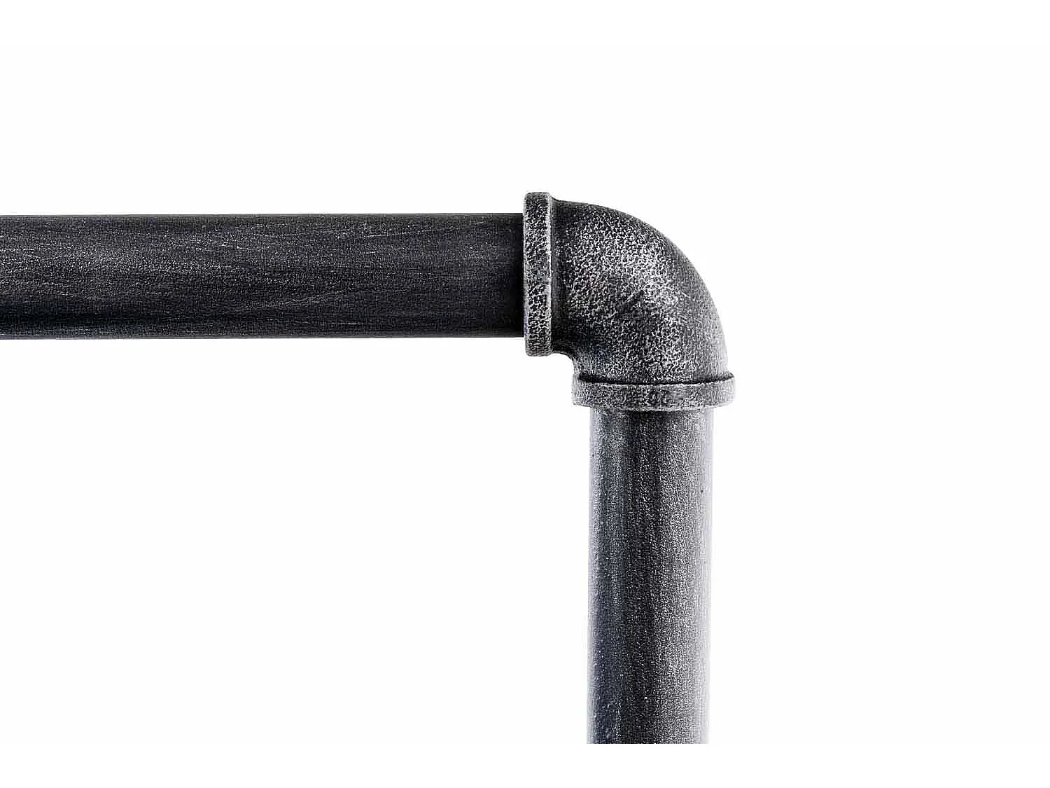 Kledingrek - Metaal - 120 cm - zilver - Jersey